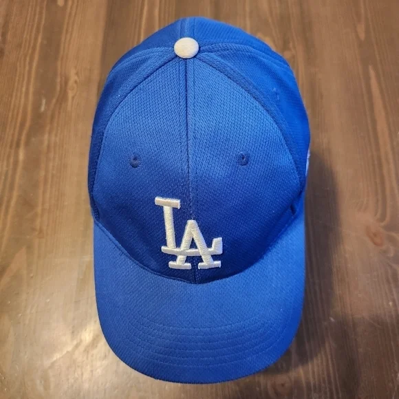 Los Angeles Dodgers Hat Cap Adjustable Blue Team MLB Baseball Mens - Picture 7 of 10